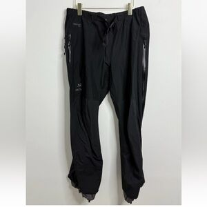 Arc'teryx Men's Sz L Black Side Zip Pants Beta? Softshell Outdoor Gorpcore